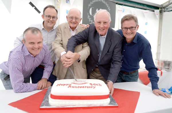 Stannah family celebrating 40 yrs of stairlift manufacture